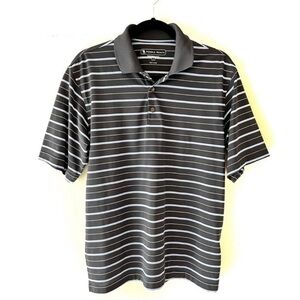 Pebble Beach Golf shirt Performance Polo Striped Size S Mens